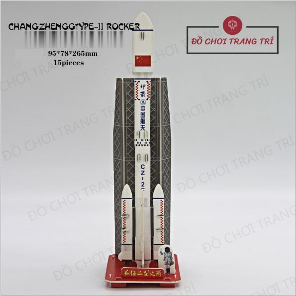 Mô hình 3D giấy tự lắp ráp, hình tàu bay, vệ tinh, tên lửa - Đồ chơi sáng tạo - Đồ chơi thông minh.