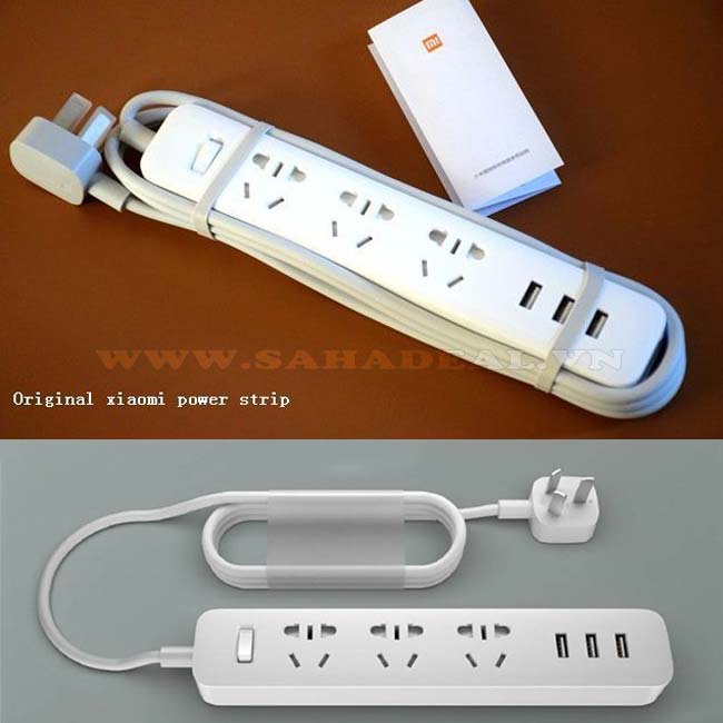 Ổ cắm XiaoMi Power Strip tích hợp cổng sạc 3 USB (phiên bản mới)