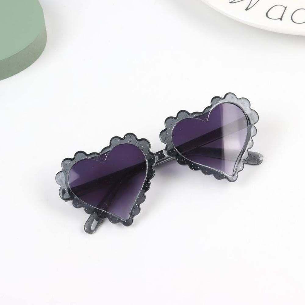 Kính Mát Hình Trái Tim Chống Tia UV Cho Bé Gái