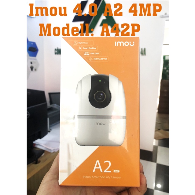 CAMERA IMOU 4MP, CAMERA TRONG NHÀ IMOU A42 4.0 32GB 64GB, ĐÀM THOẠI 2 CHIỀU, BÁO CHUYỂN ĐỘNG VỀ ĐIỆN THOẠI