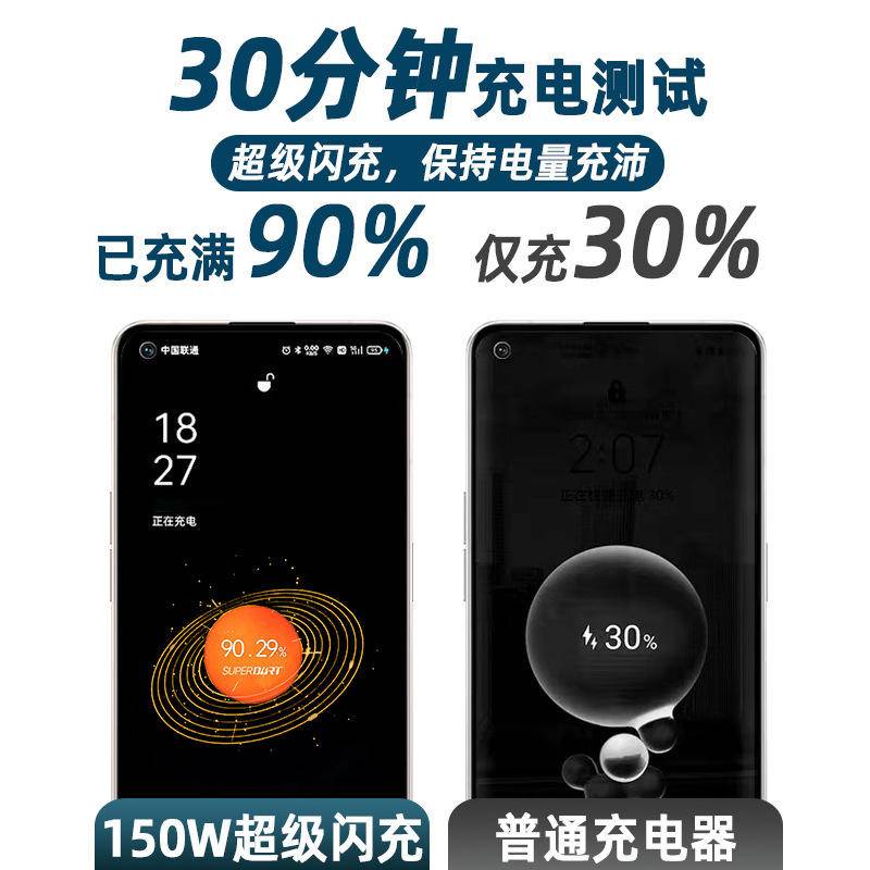 Bộ sạc Realme GT Neo3 áp dụng Bộ sạc OPPO 150W Bộ sạc dữ liệu GT Neo3 Cáp sạc nhanh gấp đôi TypeC 10A
