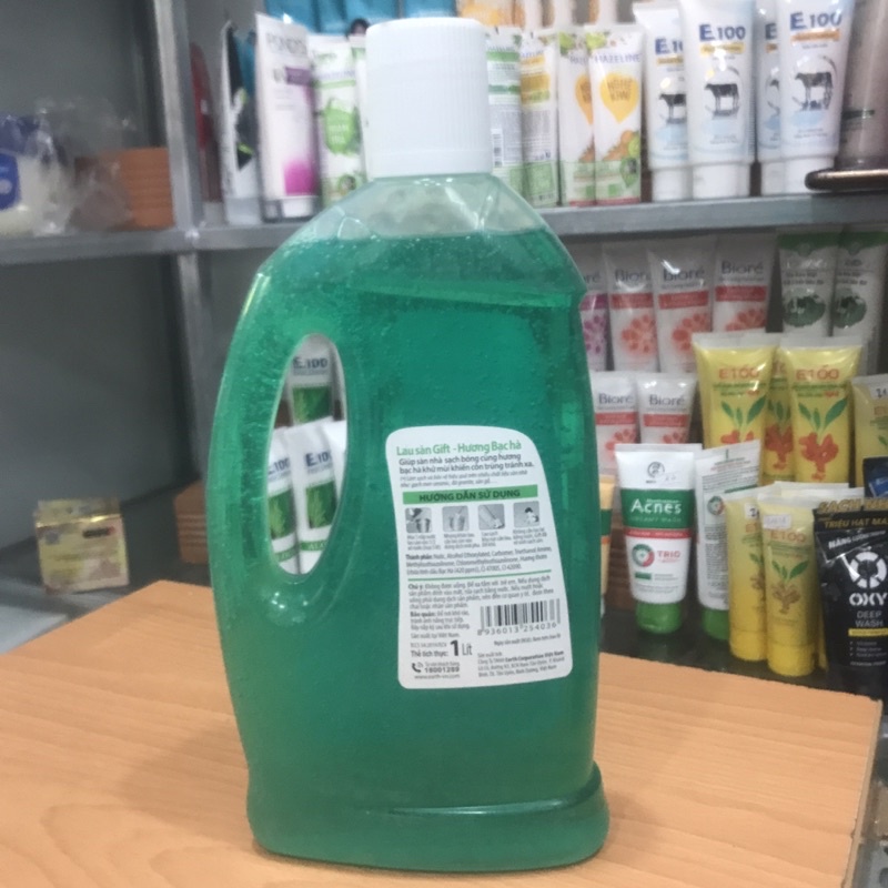 Nước thơm lau sàn Gift hương bạc hà 1000ml