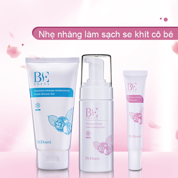 Set 3 Hồng Mịn Vùng Kín Dr.Douxi - Sữa tắm vệ sinh vùng kín + Xịt Kháng Khuẩn + Gel hồng Săn Chắc Phụ nữ