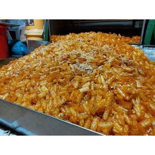 bánh tráng ống sate tôm