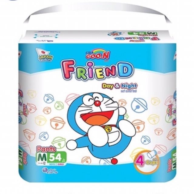 (MẪU MỚI) Bỉm Goon Friend (cắt tem) tã quần L46+5, M54+5