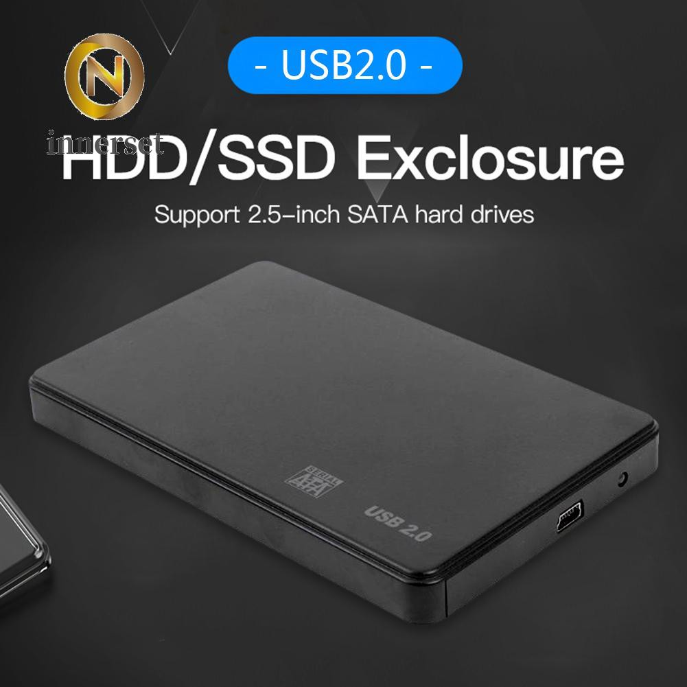 Hộp Nhựa Đựng Ổ Cứng 3tb Usb 2.0 / 3.0 2.5 Inch Sata Ssd Hdd