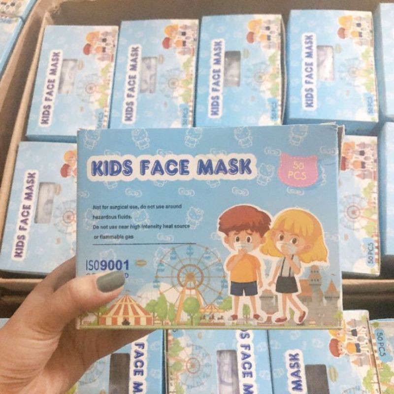 Combo 10 khẩu trang KIDS FACE MASK cho bé 2-8 tuổi | BigBuy360 - bigbuy360.vn