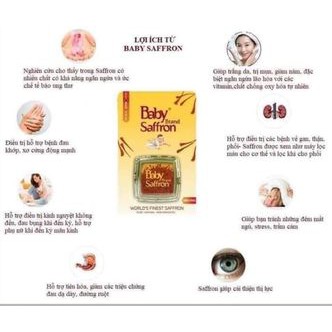 Nhuỵ Hoa Nghệ Tây Baby Saffron Ấn Độ 1Gram | BigBuy360 - bigbuy360.vn