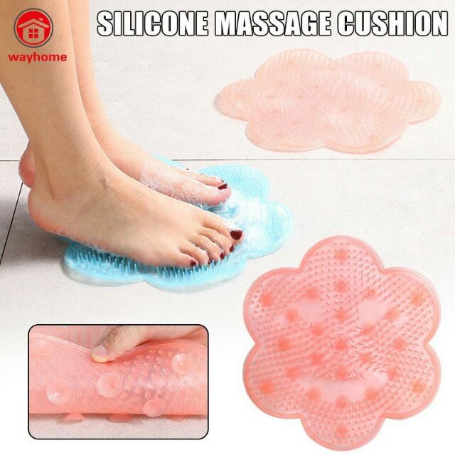 Tấm Silicon chà lưng massage lưng, massage chân nhựa TPR cao cấp