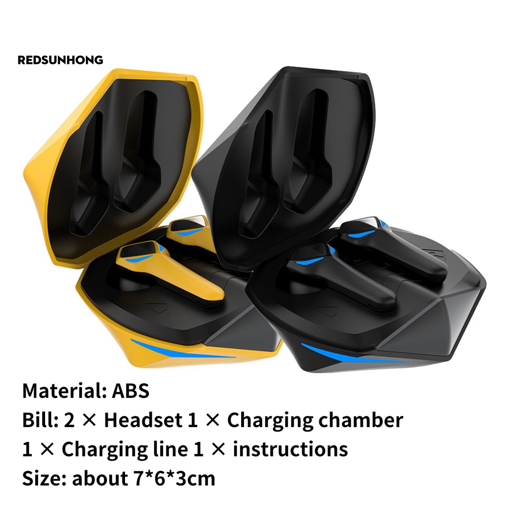 [RSH.z] Tai Nghe Thể Thao Không Dây Màn Hình LED Cảm Ứng Kỹ Thuật Số Giảm Ồn Phong Cách Thể Thao