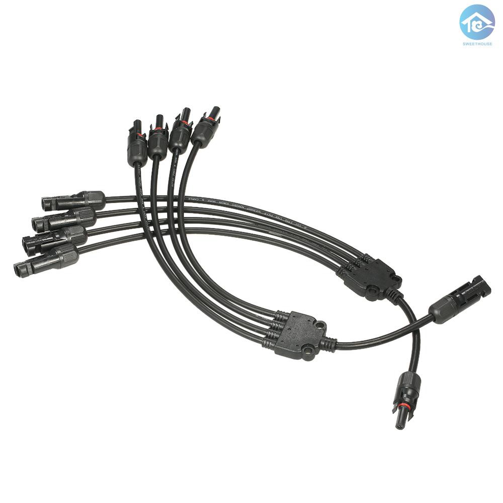 1 Cặp Đầu nối nhánh Y Bộ chuyển đổi bảng điều khiển năng lượng mặt trời Đầu nối cáp M / FFFF và F / 