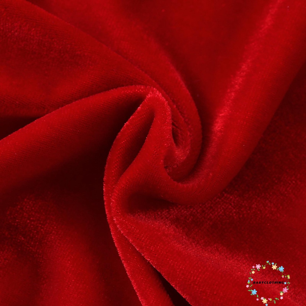 Set trang phục đầm 2 dây + mũ giáng sinh dành cho bé gái 18 tháng - 6 tuổi