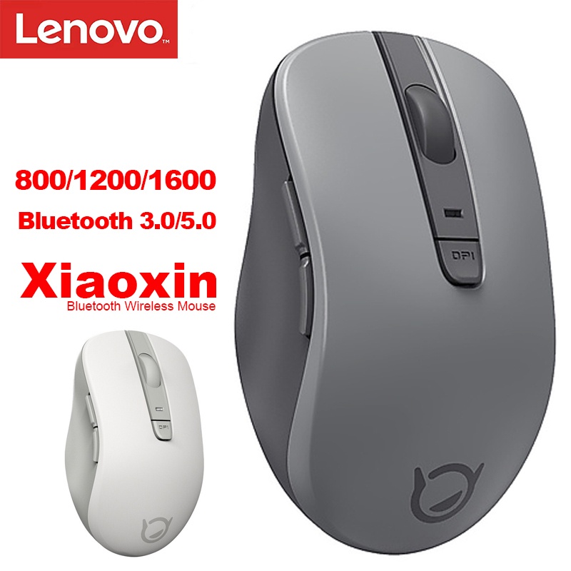 【6 tháng hư hỏng có thể thay mới】Chuột Không Dây Bluetooth 3.0 / 5.0 Lenovo BT 1600Dpi Có Chức Năng Ngủ Thông Minh