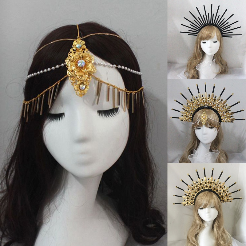 Băng Đô Cài Tóc Hình Vương Miện Phong Cách Lolita