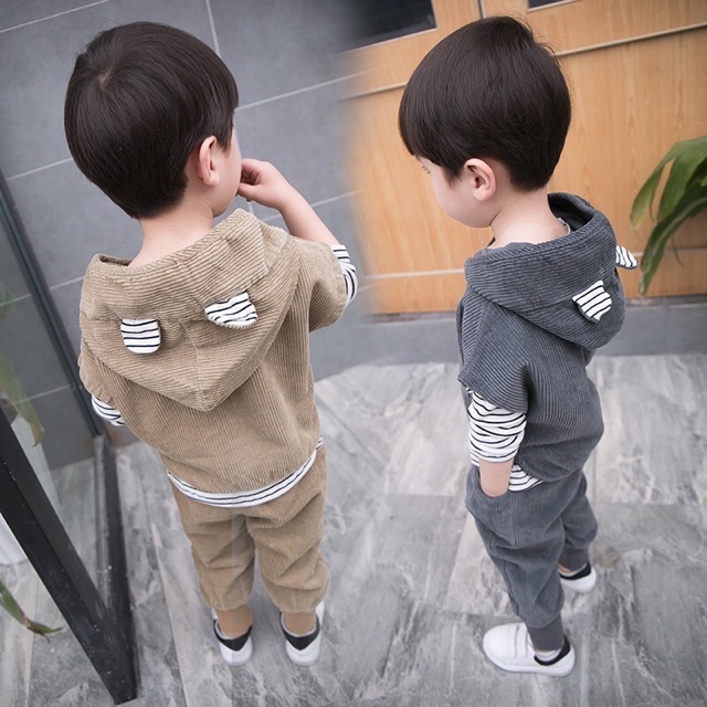 Set 3 quần áo công tử rời  phù hợp cho bé thừ 0-6 tuổi