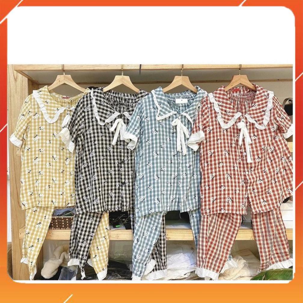 Bộ Đồ Ngủ Nữ, Pijama Lụa Bambi Hoa Siêu Đẹp NoBrandSilk