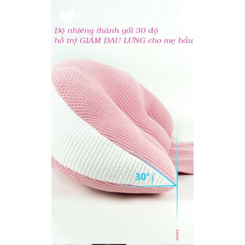 Gối Bầu Cánh Tiên . Gối Chữ U Cho Bà Bầu Giản Tối Đa Đau Lưng Hiệu Quả Hỗ Trợ Giấc Ngủ Cho Các Mẹ Tốt Hơn