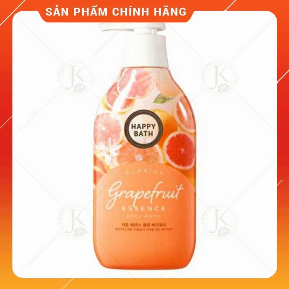 Sữa Tắm Hương Bưởi Tươi Mát Happy Bath Grapefruit Essence Cooling Body Wash