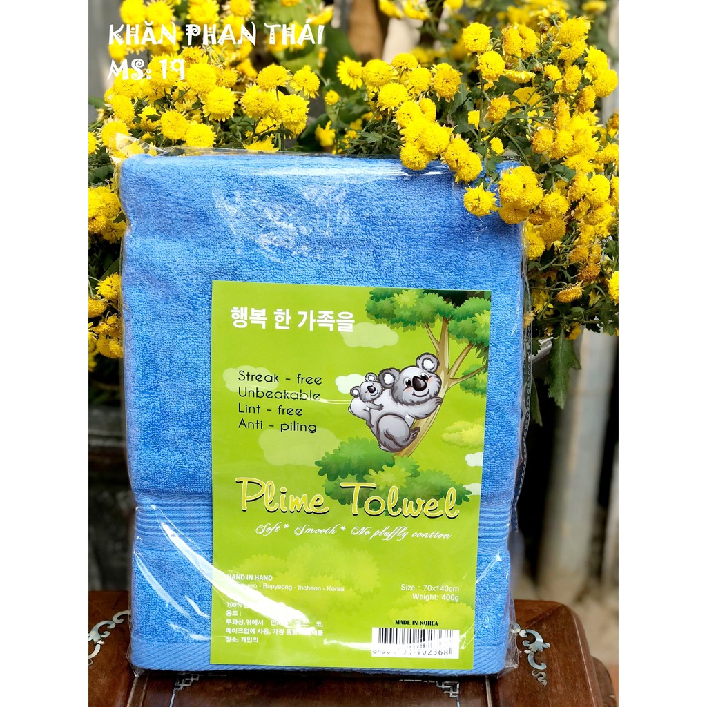 [Khăn loại A] Khăn bông tắm/ khăn spa đơn sắc khổ lớn 70x140cm (400g) #khantam