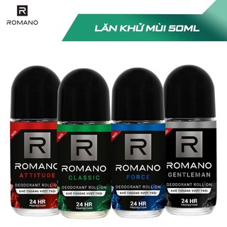 Lăn khử mùi nam Romano hương nước hoa 50ml