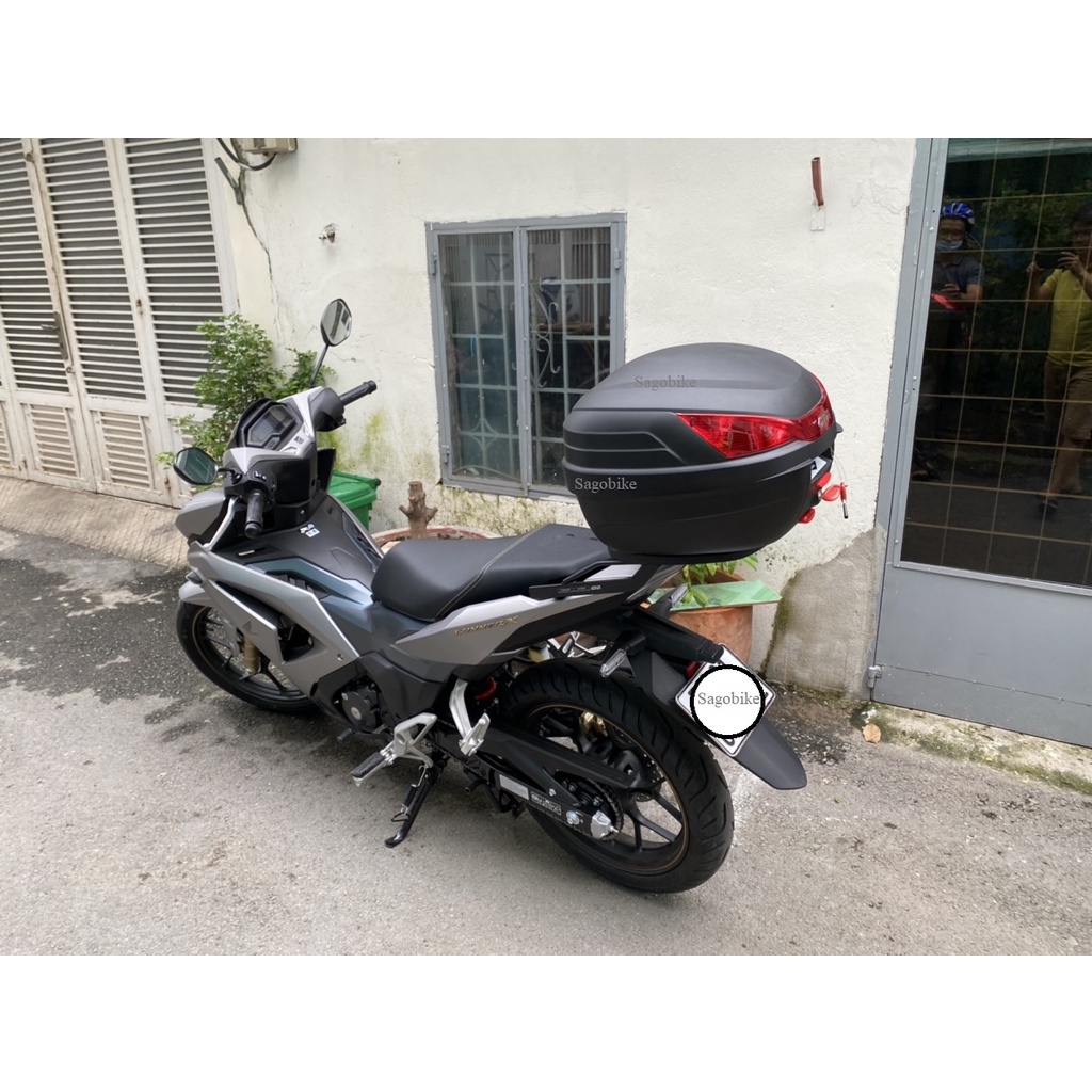 Thùng xe Winner X 2022, thùng Givi B27N và baga givi lắp cho Winner X V3, hàng Givi chính hãng, bảo hành 2 năm
