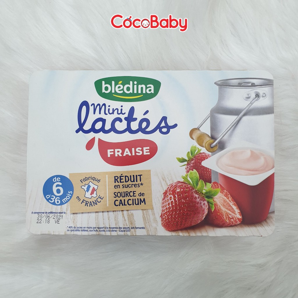 Sữa chua nguội Bledina Pháp cho bé từ 6M đủ vị Cocobaby date tháng 7/21