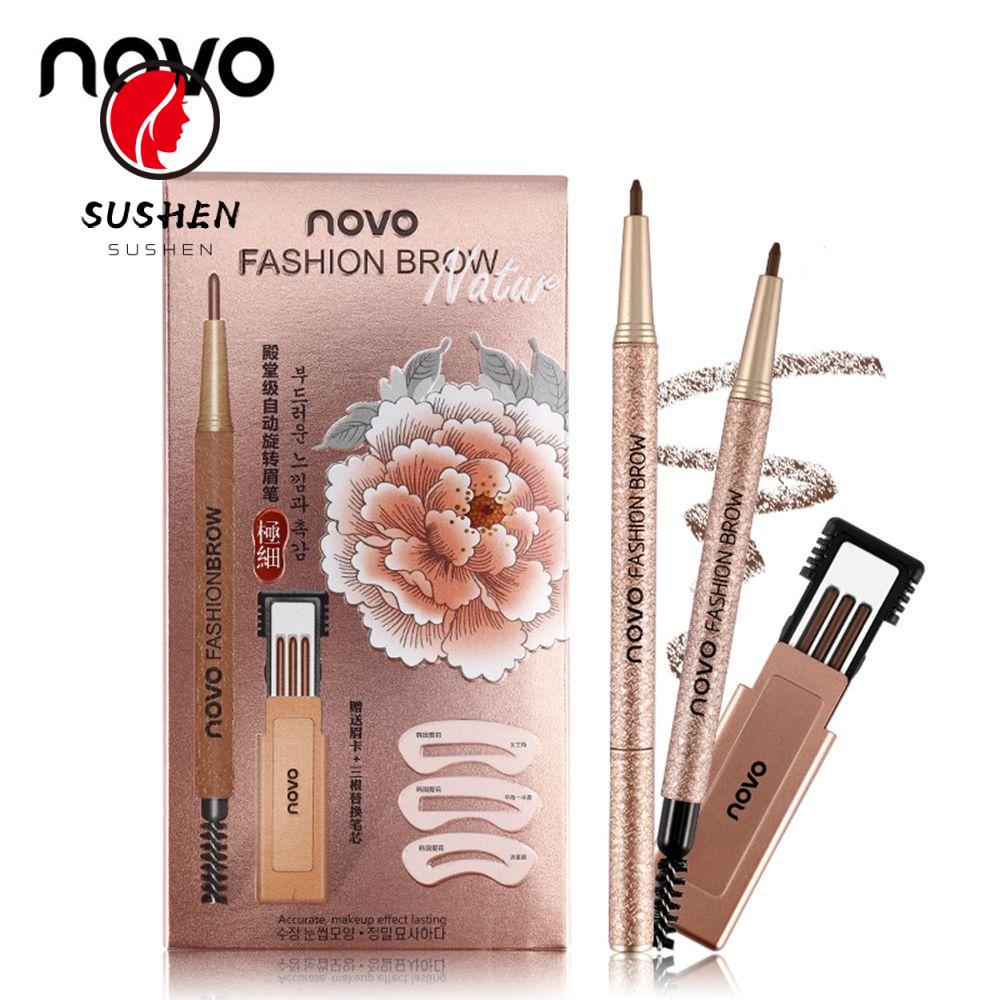 (hàng Mới Về) Bút Kẻ Lông Mày Novo Lâu Trôi Chống Thấm Nước Trang Điểm Tự Nhiên 4 Màu Tùy Chọn | BigBuy360 - bigbuy360.vn