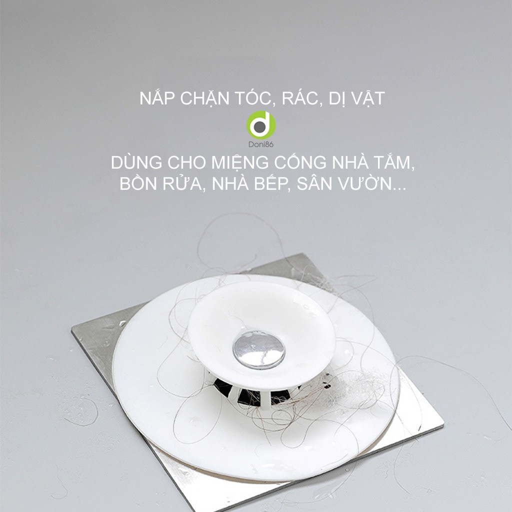 Nắp ngăn mùi hôi cống dùng cho bồn rửa mặt, chậu rửa chén, thoát sàn nhà tắm- Doni86 - PK142