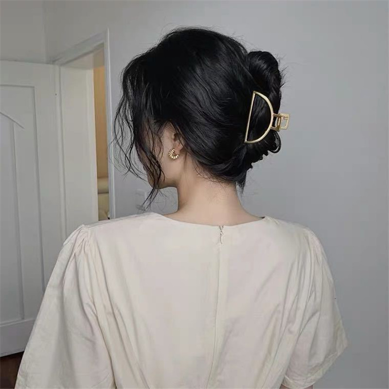 SUXI Kẹp Tóc Hình Bán Nguyệt Phong Cách Hàn Quốc Nữ Tính