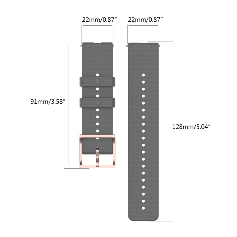 Dây Đeo Thay Thế Bằng Silicone Mềm Tháo Gỡ Nhanh Cho Đồng Hồ Thông Minh Polarrigrit X