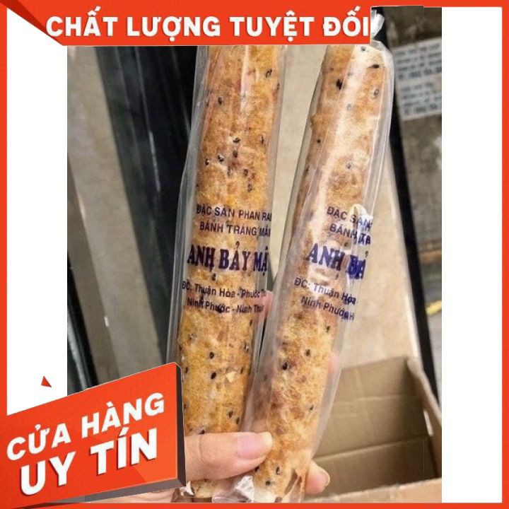 COMBO 50 Chiếc FREESHIP Bánh Tráng Nướng Cuộn Mắm Ruốc Anh Bảy Mập vị Bò Khô, vị Rong Biển, vị Chà Bông, Vị Khô Gà