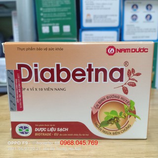 Ổn định đường huyết DIABETNA hộp 40 viên