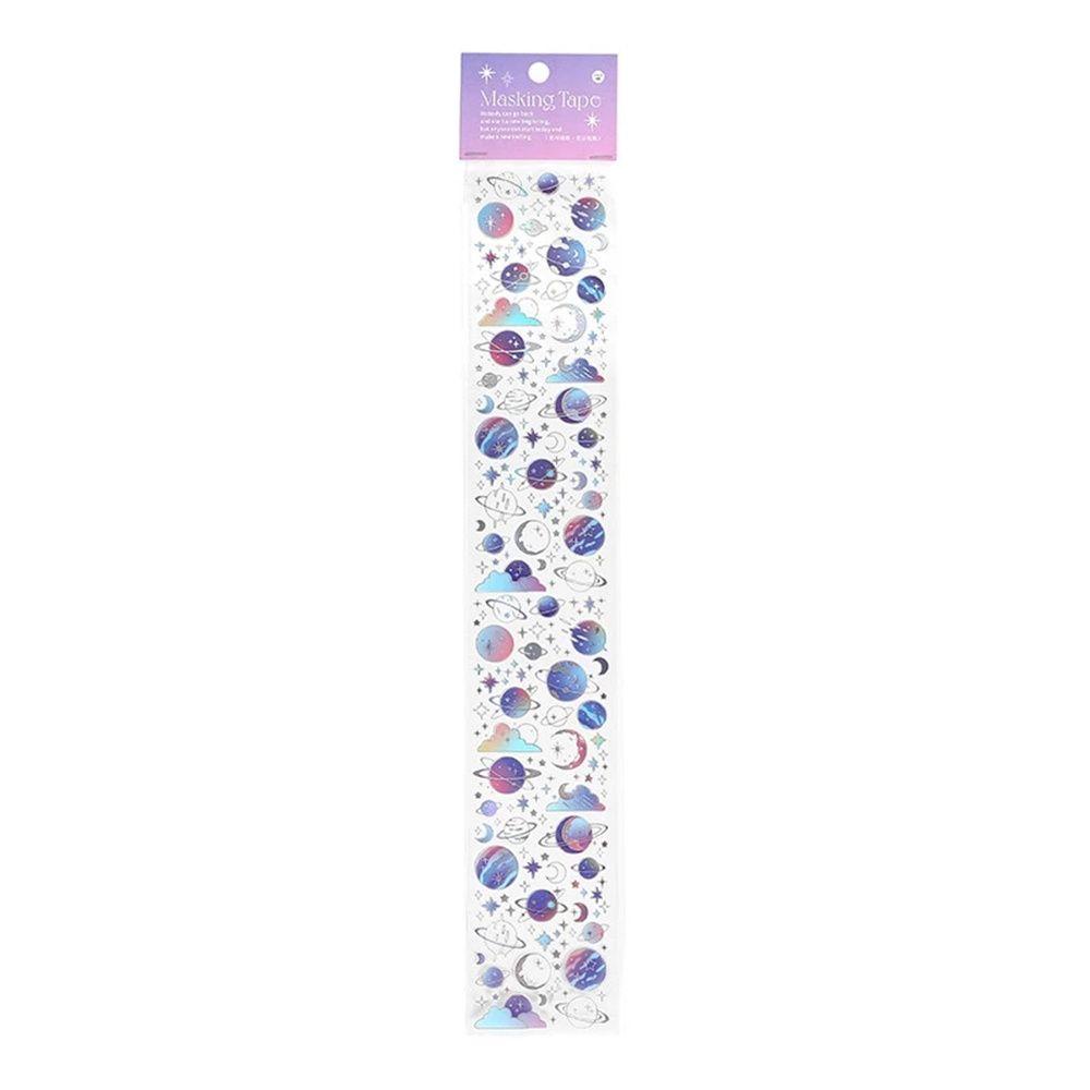 Sticker Dán Trang Trí Sổ Tay Hình Hành Tinh / Ngôi Sao / Trái Cherry / Hành Tinh DIY