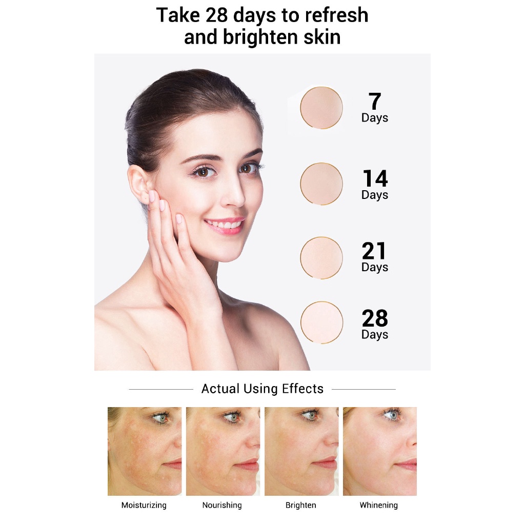 LANBENA Vitamin C Whitening Face Cream Nourish Brighten Remove Freckle Anti Aging Refreshing Not Greasy 50g