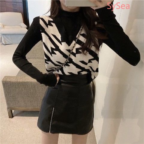 Áo Khoác Len Không Tay Thời Trang Mùa Thu Phong Cách Retro Cho Nữ