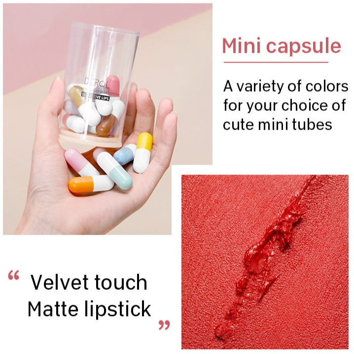 Son Môi Derol Trang Điểm Lâu Trôi Chống Thấm Nước Cao Cấp 16 Màu | BigBuy360 - bigbuy360.vn