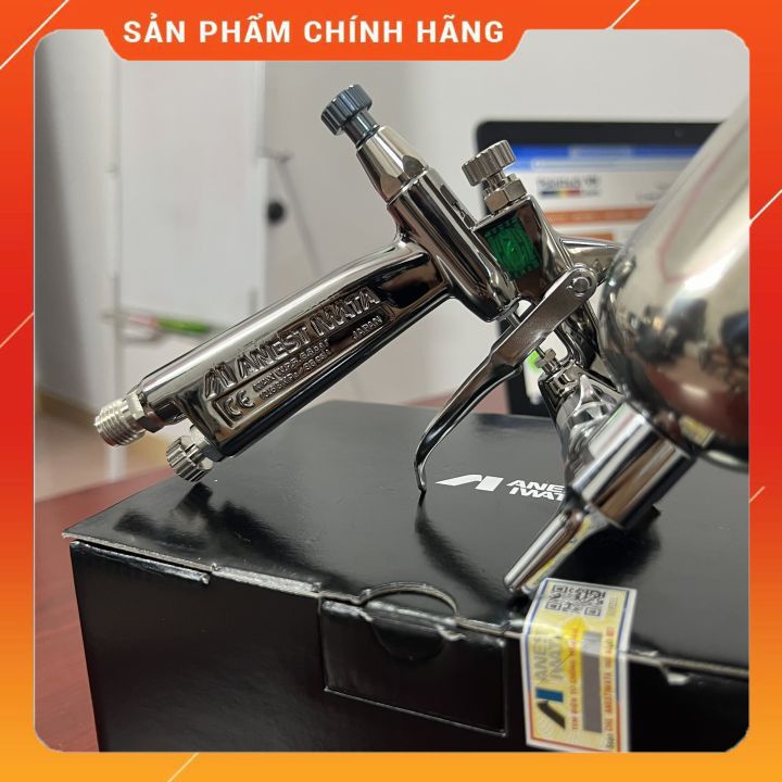 Súng Phun Sơn ❤  ❤ Bép Phun Sơn Kiwami W50 – 136 BGC Thương Hiệu Anest Iwata Lỗ Phun 1.3mm