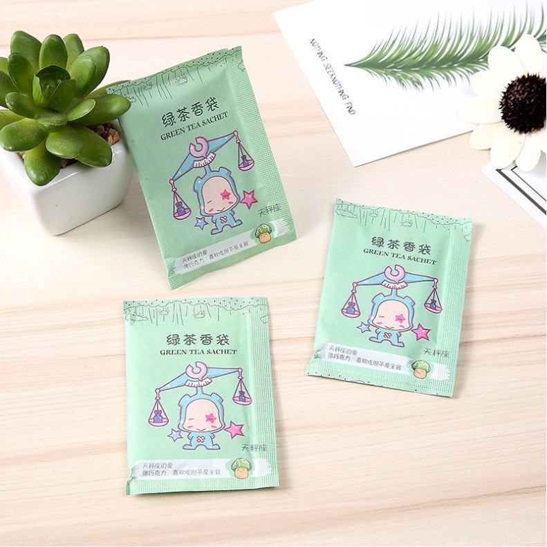 Túi thơm mini ChiChi 12 cung hoàng đạo TIỆN LỢI khử mùi chống ẩm mốc mùi tự nhiên  TT02