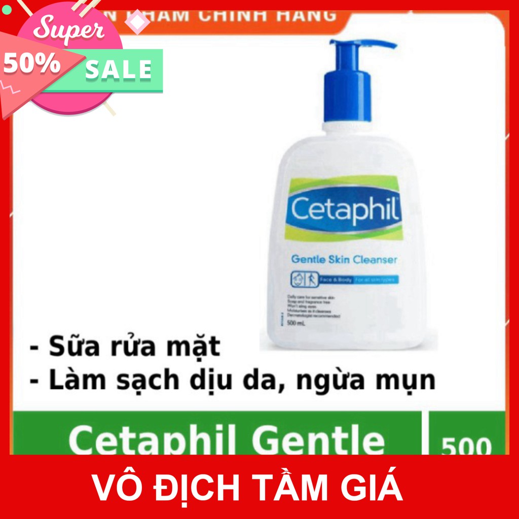 GIÁ VÔ DỊCH Sữa rửa mặt Cetaphil ❤️FREESHIP👍 làm sạch da, mịn da, trị mụn lưng, 2 trong 1, làm trắng da GIÁ VÔ DỊCH