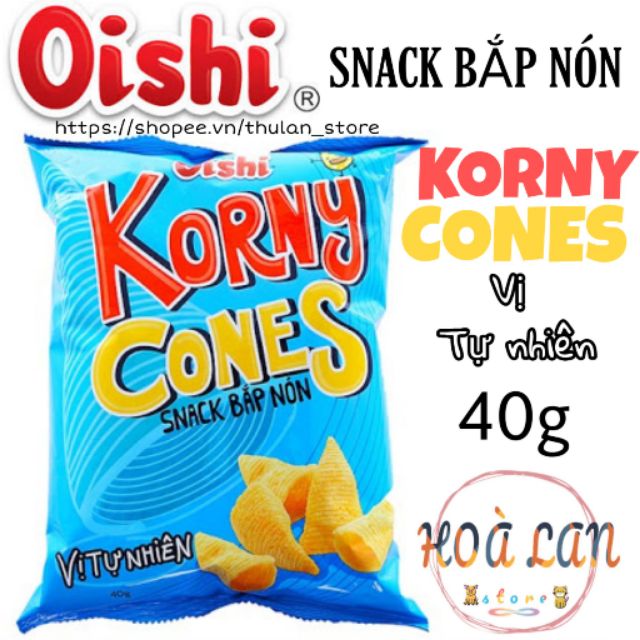 Snack bắp nón Oishi vị tự nhiên