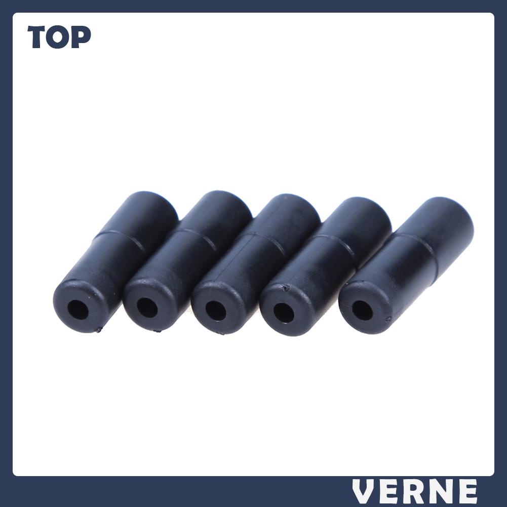 100 Đầu Bịt Ống Dây Phanh Xe Đạp Bằng Nhựa Màu Đen