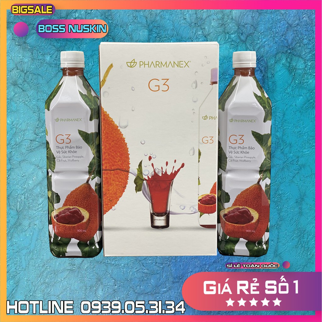 NƯỚC GẤC G3 NUSKIN MẪU MỚI [ 2 CHAI 900ML /CHAI]
