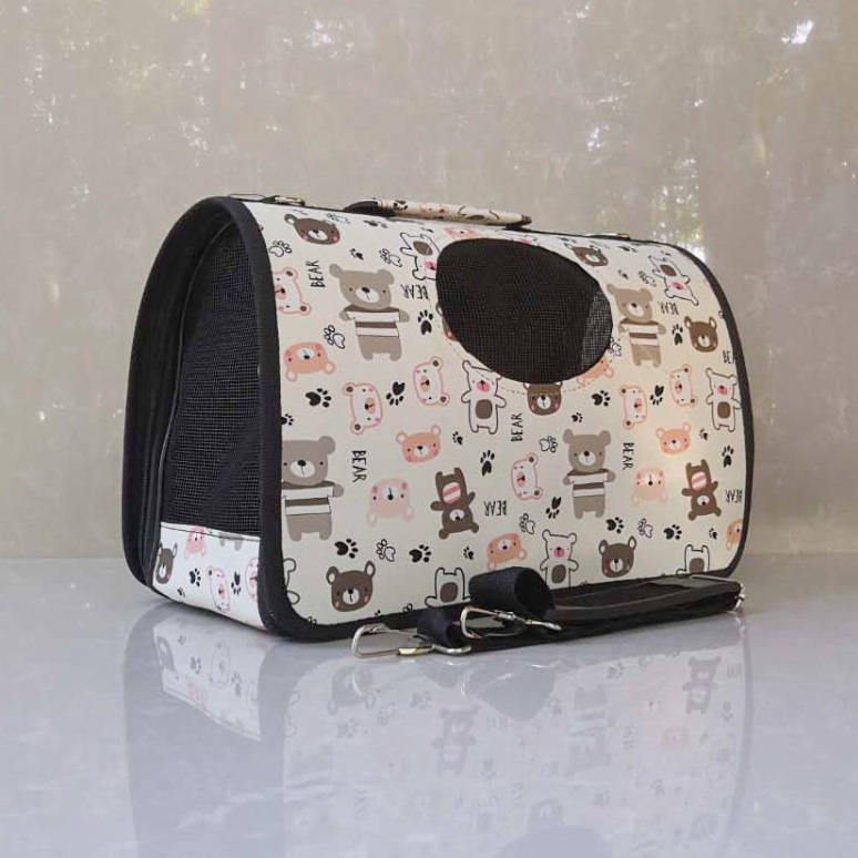 Pet Cat Out Gói Cat Bag Dog Ba lô Rabbit Cat Lồng có thể gập lại Ba lô chéo chéo