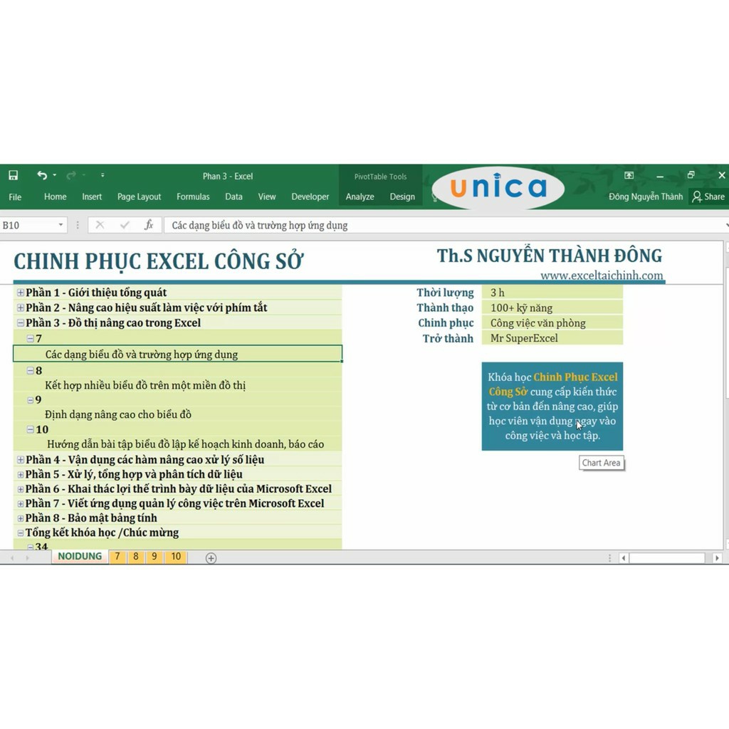 Toàn quốc- [Evoucher] FULL khóa học TIN HỌC VP - Chinh phục excel công sở