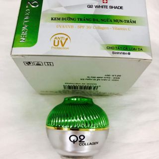 Q2 xanh - dưỡng trắng, ngừa mụn thâm