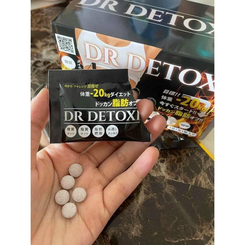 VIÊN UỐNG GIẢM CÂN THẢI ĐỘC DR DETOXI 4D NHẬT BẢN