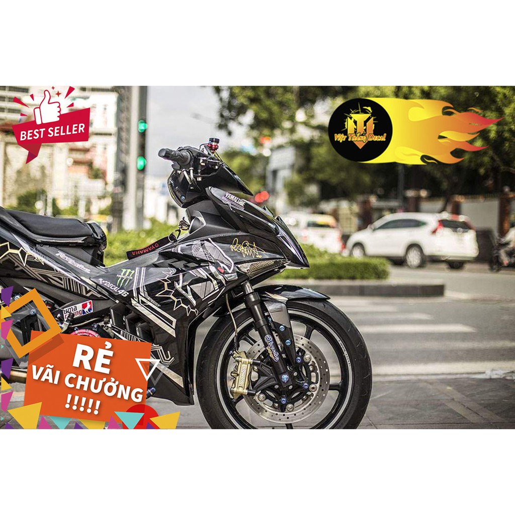Tem Trùm Exciter 150 Black Panther Đen Bóng Hot Nhất