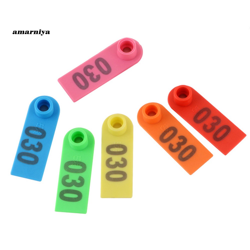 Set 100 Thẻ Đánh Dấu Tai Gia Súc