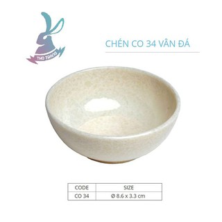 Chén Chấm Màu Vân Đá Trắng Nhựa Melamine Cao Cấp