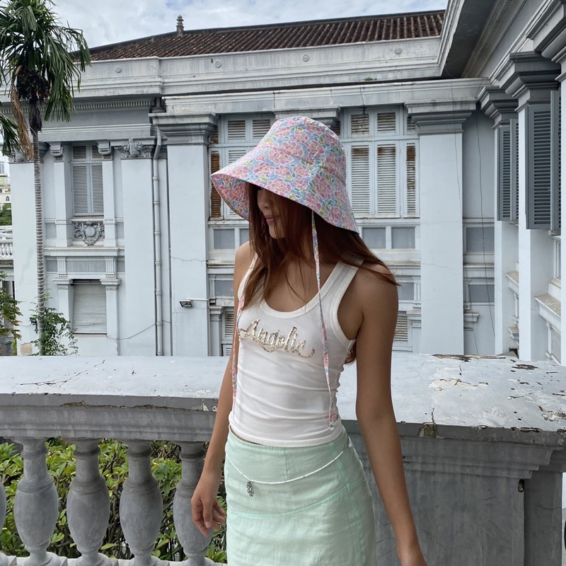 [142-145] Mũ hoa Honniee - Floral bucket